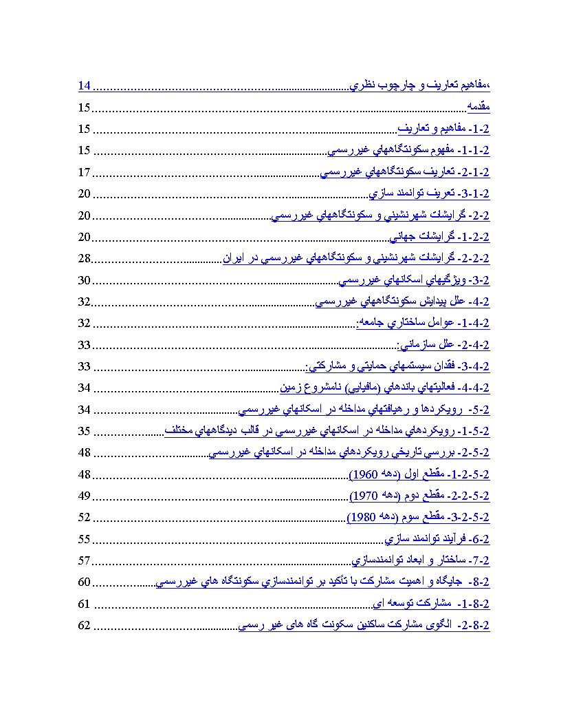 دانلود مبانی نظری و پیشینه توانمندسازی و ساماندهی سکونتگاهای غیررسمی