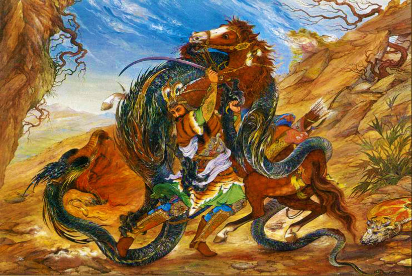 پاورپوینت هفت خان رستم